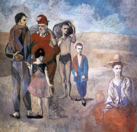 picasso-la-familia-de-saltimbanquis-1905